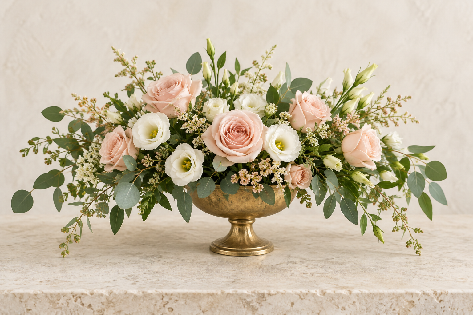 Blush Table Centerpiece