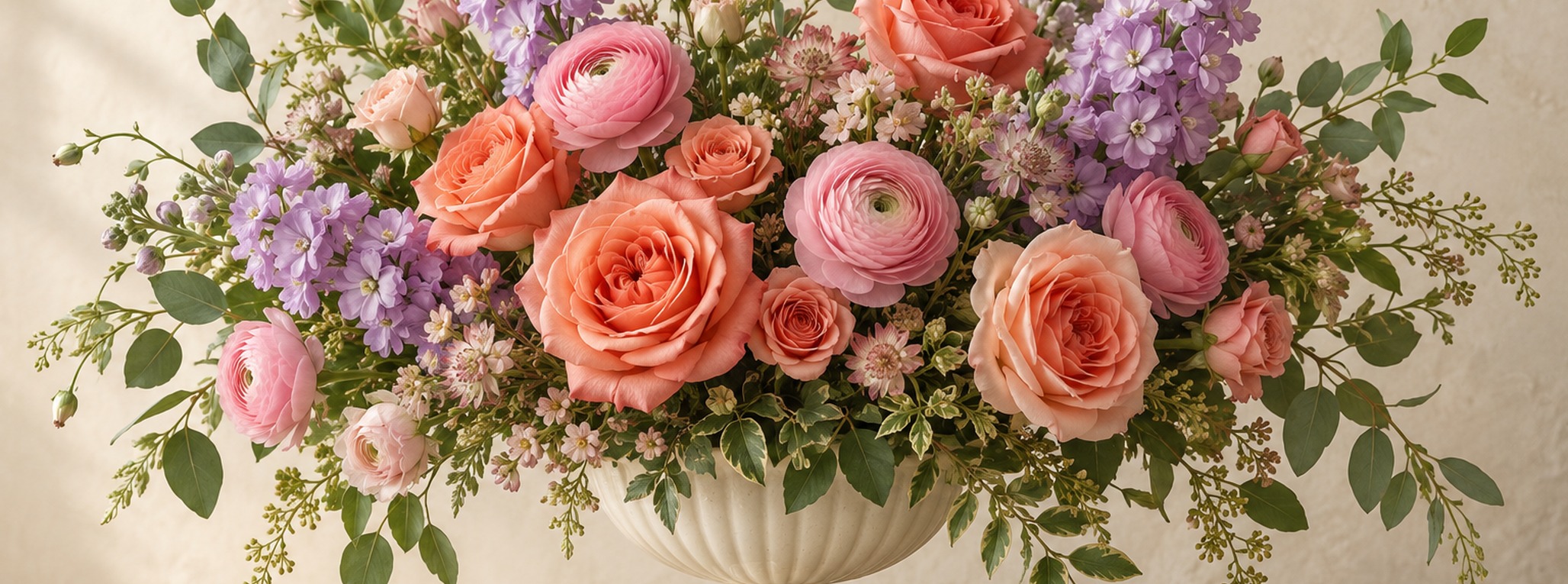 Seasonal floral design — illustrative floral photography