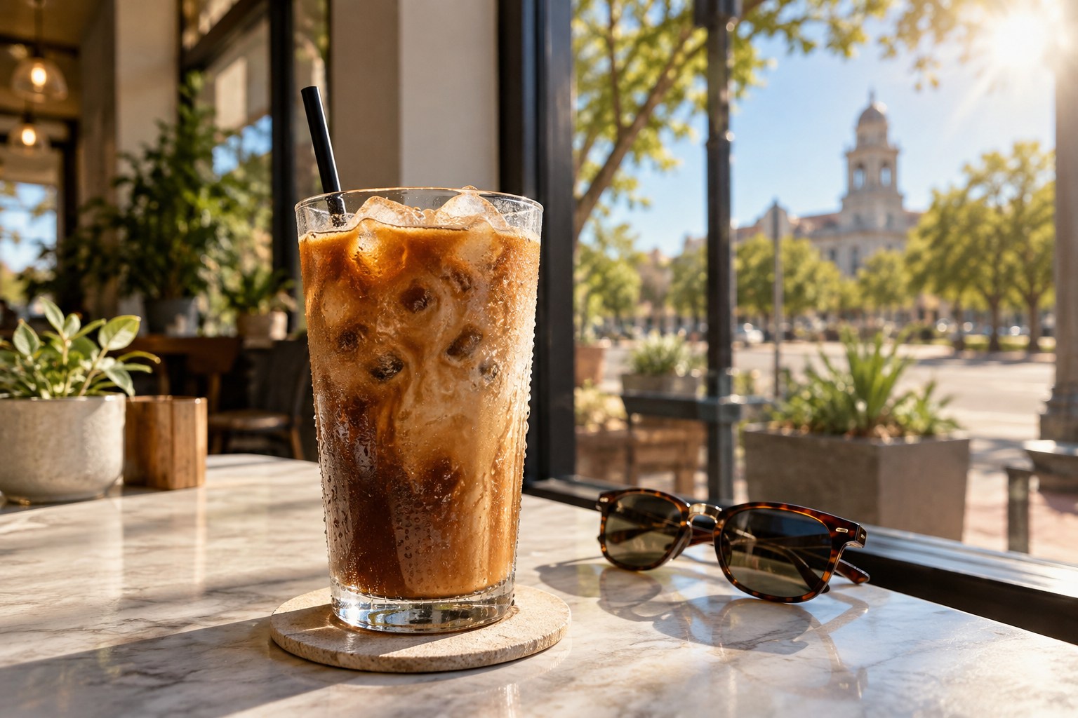 Iced Coffee — illustrative café photography