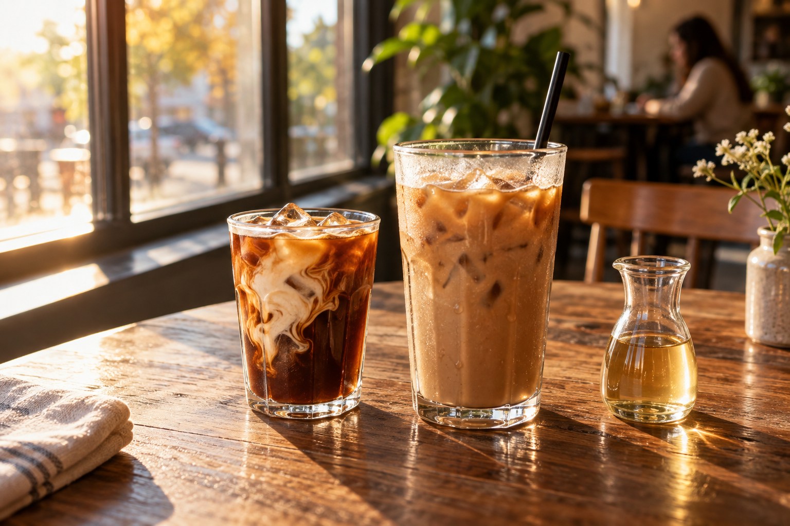 Choose Size, Sweetness And Timing — illustrative café photography