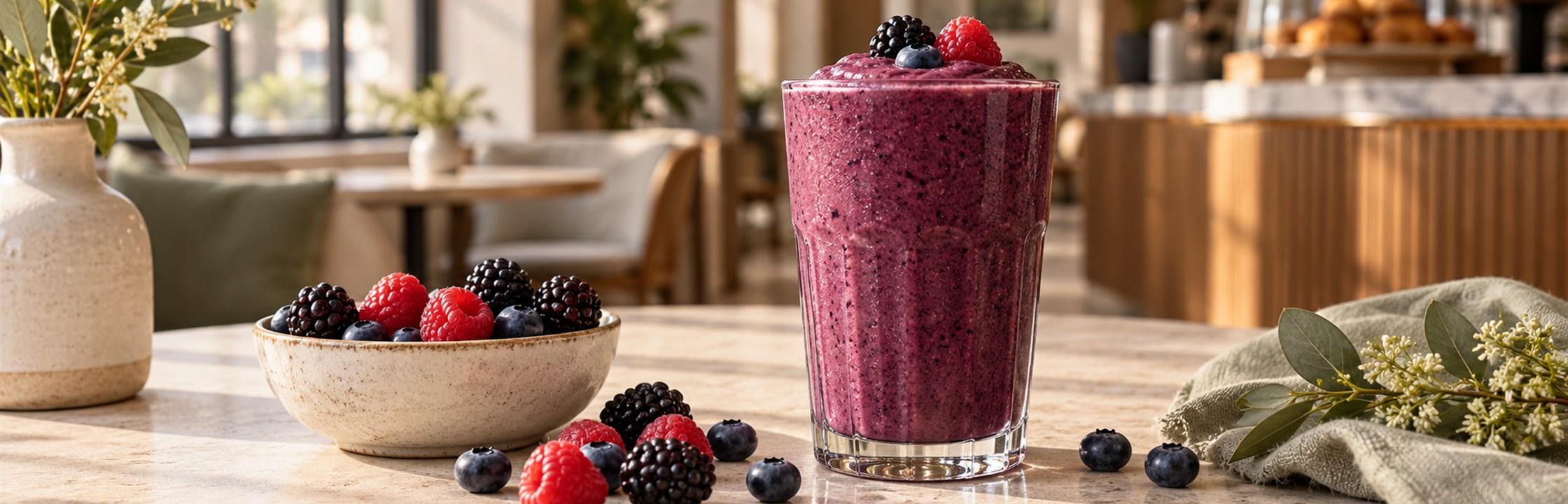 Wildberry Mix For A Deeper Fruit Note — illustrative café photography