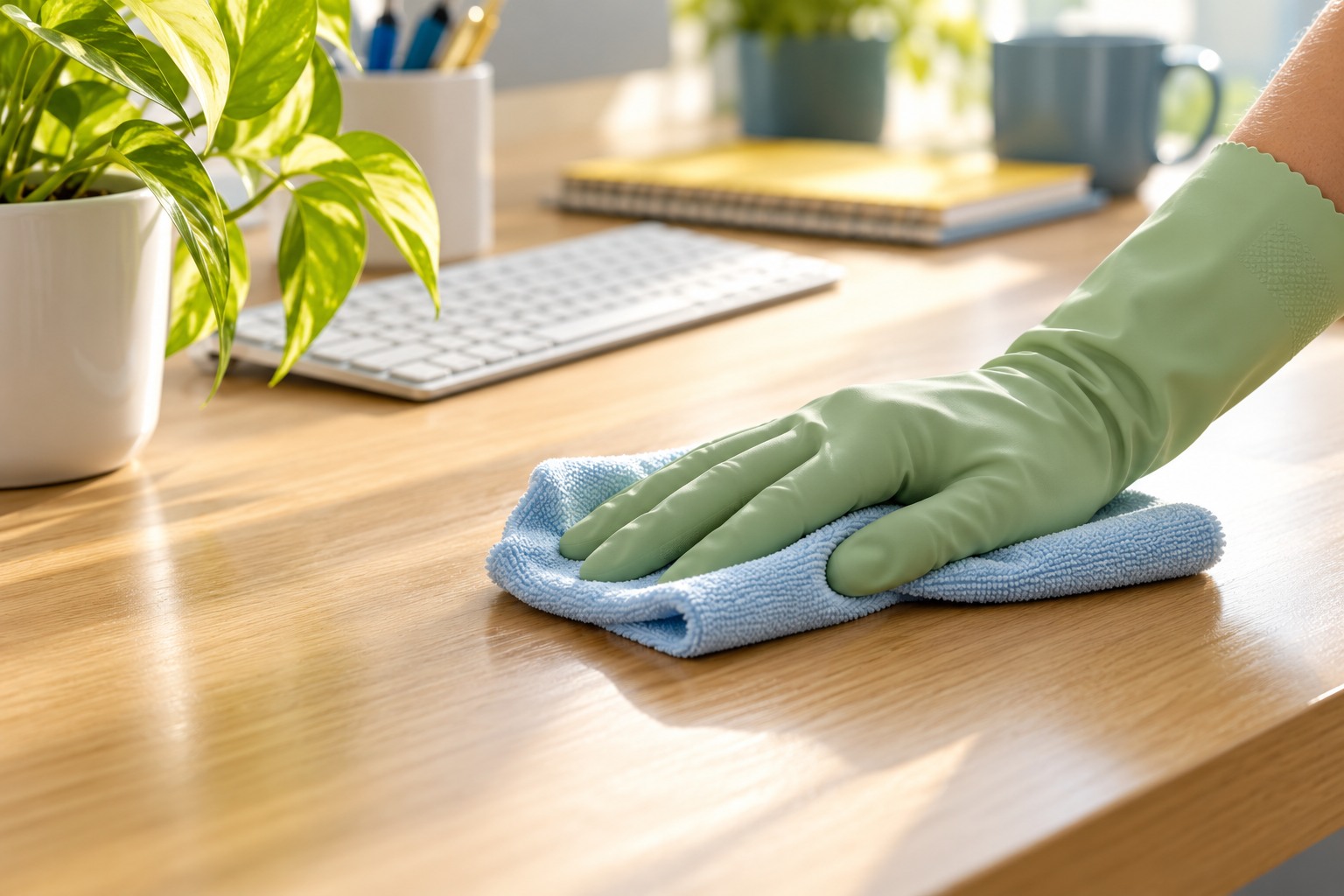 Commercial — illustrative cleaning photography