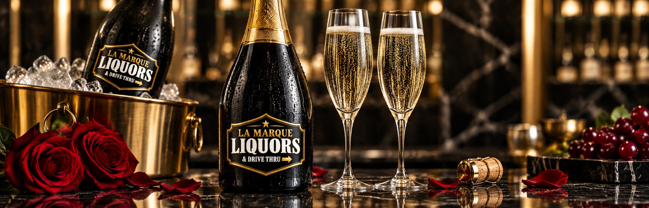 Sparkling Wine — illustrative branded artwork